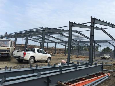 China Customized Prefab Steel Frame Metal Workshop Buildings With Engineer Guidance Plus for sale