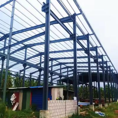 China Fast Install S355 Multi Story Prefabricated Light Steel Warehouse Building Plans Shed Kit for sale