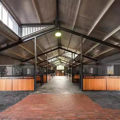 China Agricultural-Grade Goat Farming House Prefabricated Horse Barn Galvanized Steel Structure Prefabricated Steel Building for sale
