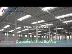 portal frame commercial steel building steel structure prefabricated metal warehouse