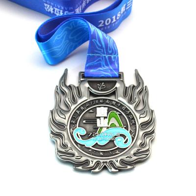 China Wholesale cheap custom zinc alloy europe shenzhen xinrui medal award of honor medal sports for sale