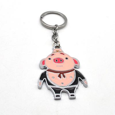 China Custom Cheap Custom Made Zinc Alloy Metal Soft Hard Enamel Keychains for sale