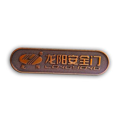 China Waterproof Custom Engraved Empty Logo Nameplate Metal ID Plate For Office Door Antique Imitation Crafts for sale