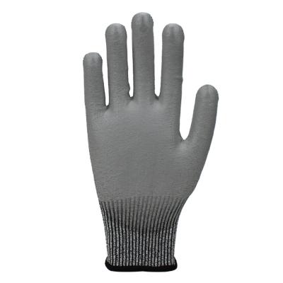 China 13 Gauge Anti-cut HPPE PU Coated Anti Cut Gloves Work Protection Gloves for sale