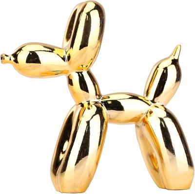 China Worldwide Made In China Resin Metal Dog Resin Ornaments Simple Creative Home Decor Crafts Collection Gifts for sale