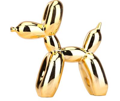 China Creative Factory Direct Selling Small World Metal Dog Resin Ornaments Bedroom Living Room Decorations for sale