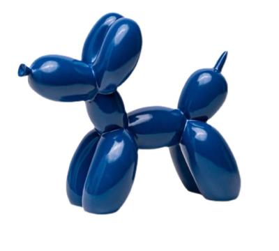 China World Best Price Resin Glossy Dog Modern Art Home Decor Resin Balloon Dog for sale