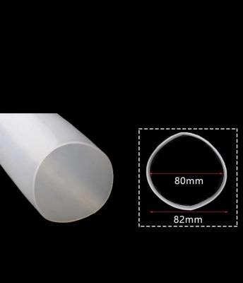 China Agriculture Large Diameter Silicone Rubber Tube High Rubber Flexible Hose Silicone Wall Transparent Thin Tube for sale