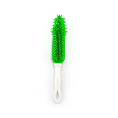 China Stocked Hot Sale Silicone Bath Brush Pet Dog Cat Bath Brush Comb Cat Brush for sale