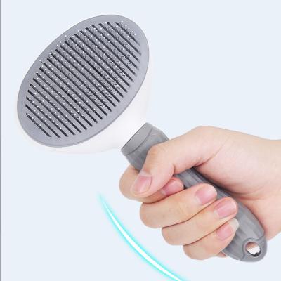 China New Pet Accessories Pet Accessories Hair Removal Massage Comb Stocked Self-cleaning Needle Comb Cat Beauty Hair Removal Brush Cat To Remove Hair Floating Comb for sale