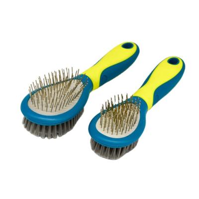 China Factory Wholesale Stainless Steel Professional Pet Hair Grooming Remover Silicone Pet Brush Comb for sale