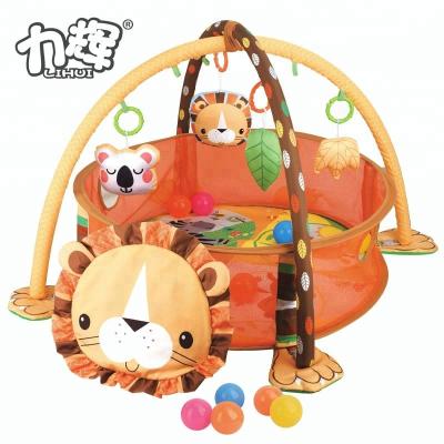 China Toy New Product Educational Play Yard 3 &1 Lion Activity Gym For Baby for sale