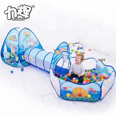 China Sports Toy New Product Marine Play Baby Tent House Kids Tent Tunnel for sale