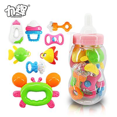 China Christmas Musical Rattle Baby Bottle Driver Design Fancy Toy Musical Mobile for sale