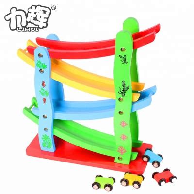 China Wholesale Wooden Car Ramp Toys Baby Play Ball Track Wooden Toy for sale