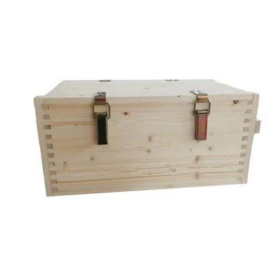 China Handmade Unfinished Packing Ammo Ammo Wooden Storage Box for sale