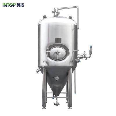 China 100L 200L 300L 500L Brewing Plant Stainless Steel Yogurt Wine Dairy Fruit Beer Fermentation Tank Conical Ferment Tank / Brewing Equipment for sale