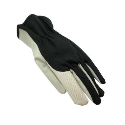 China Winter Work Flexible Synthetic Leather Machine Making Safety Garden Leather Gloves for sale