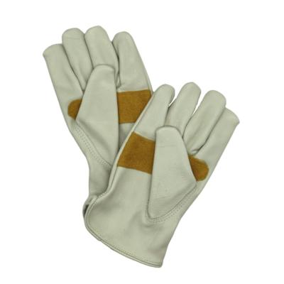 China High quality thickened industry plush cowhide work gloves resistance heat safety working guantes de cuero leather gloves for sale