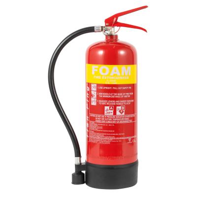 China Cheap Workshop Premium 6L 9L Foam Fire Extinguisher Cartridge Water Mist Fire Extinguisher for sale