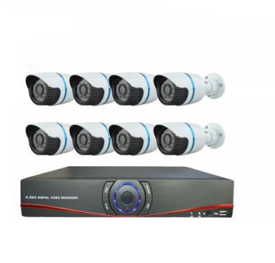 China HD CMOS 1000TVL H.264 8ch AHD DVR CCTV Camera Kit 8 Waterproof Indoor Bullet camera for sale