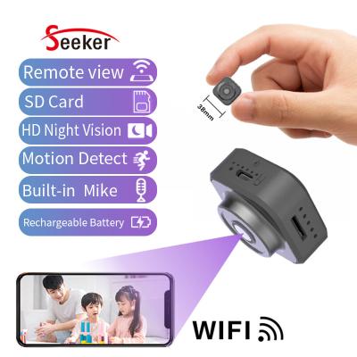 China 2021 New Design Private Model Mini wireless Smart Camera 1080P Home Wifi camera Baby Monitor Mobile Phone View for sale