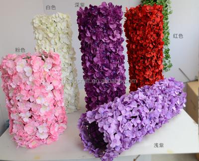 China Flowers Backdrop, Silk Flower Wall, Polyester Bud / Leaf Popular Wedding Layout for sale