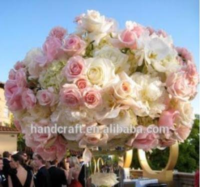 China Natural touch rose wedding reception flowers, wedding decor, wedding flower centerpiece, wedding flower arrangement for sale