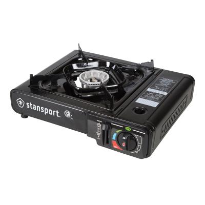 China New design non-stick steel portable gas stove prices gas camping cooktop easy to carry for sale