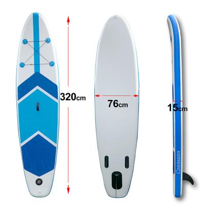 China PVC+ EVA Factory Supply Inflatable Stand Up Paddle Board Quality Sup Inflatable Paddle Board Surfer for sale