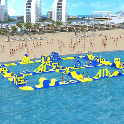 China Outdoor High Quality Customize Huge Floating Inflatable Water Park Inflatable Aqua Park Adults for sale