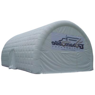 China Outdoor Inflatable Cinema Tent For Events Party Inflatable Balloon Tents Fan Camping For Business Rental for sale