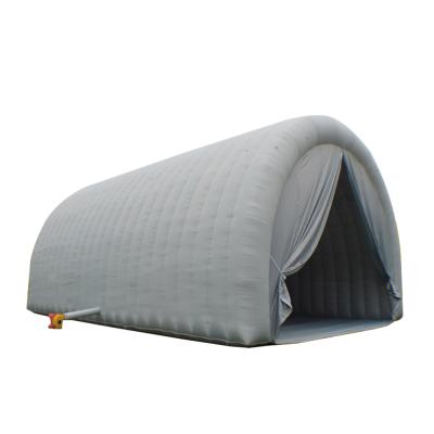 China Gray Dome Tent Glamping Party Outdoor Commercial Tents For Events Outdoor Blow Up Tent Inflatable Windproof for sale