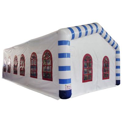 China VANCEN Outdoor Inflatable Tent With Blower Quality Heavy Duty Inflatable Church Tents For Grand Event for sale