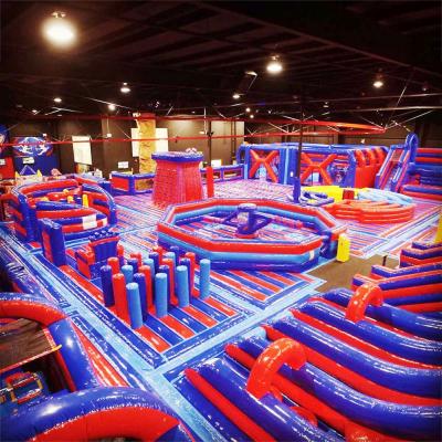 China Multiple Inflatable Event Obstacle Course Sports Game Park Funny Inflatable Indoor Theme Park for sale