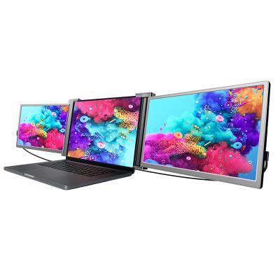 China Hot Selling Portable HDR USB C Triple Screen Laptop LCD Triple Monitor Amazon HDR with Big Size Screen for sale