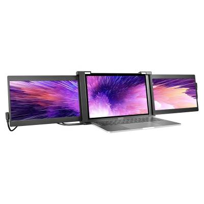 China High Quality 1080P HDR Triple Screen USB C Extend Screen Portable LCD Monitor for sale