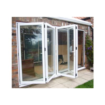 China Waterproof silding pvc folding doors/folding upvc doors accordion commercial folding doors for sale