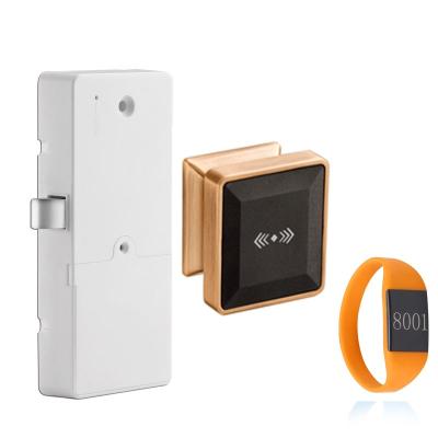 China Modern Smart Magnetic Cabinet Safe Locks For Smart Locker With RFID Card Wristbands for sale