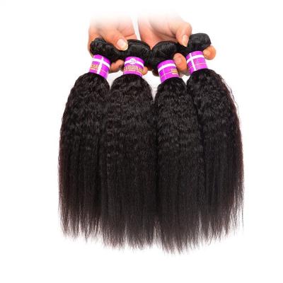 China Straight Hair Natural Yaki 3 Bundles With Closure With Wholesale Price for sale