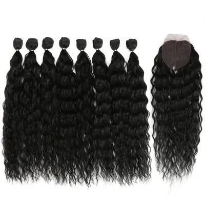 China Natural Water Wave Hair Bundles Brazilian Hair Colored Virgin Remy Hair Bundles for sale