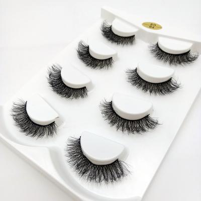 China Soft/curly/comfortable/convenient/easy to wear quality 8d siberian stripe full lashes faux mink eyelashes for sale