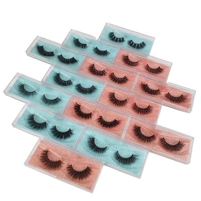 China Soft/Curly/Comfortable/Convenient/Easy To Wear Wholesale 3D Tape Faux Mink Eye Lashes & Vegan Mink Eyelashes Private Label Vendors 25mm Faux Mink Extension for sale