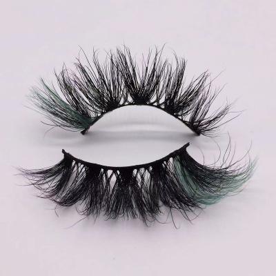 China Soft/Curly/Comfortable/Convenient/Easy to Wear Wholesale Luxury Private Label 3d 5d Mink Strips 25mm Lashes 25mm Colored Super Fluffy Mink Lashes for sale