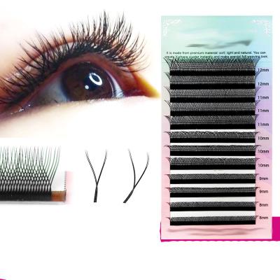 China Comfortable/Soft/Natural/Easy To Graft YY Shape Hand - Premium Woven Mink Eyelash Extension Soft Lightweight Natural Makeup for sale