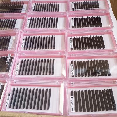 China Comfortable/Soft/Natural/Easy to Graft Individual Eyelash Extensions Eyelash Extension Supplies False Eyelash Extensiones Wholesale Lash Trays for sale