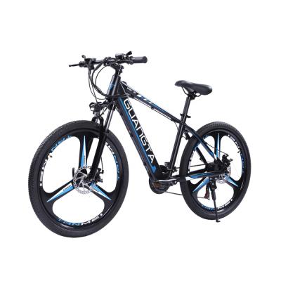 China Best Selling 48V 12.8A Aluminum Alloy Electric Mountain Bike Cheap Electric Bicycle With Pedals for sale