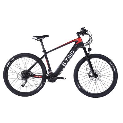 China New Design 48V 10.5A E Cycle Carbon Fiber Bicycle 48V Carbon Fiber Mountain Electric Bike for sale