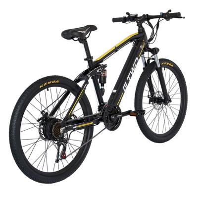 China Hot Sale 48V 9A Aluminum Alloy Mountain Bicycle Full Electronic Suspension Ebike for sale