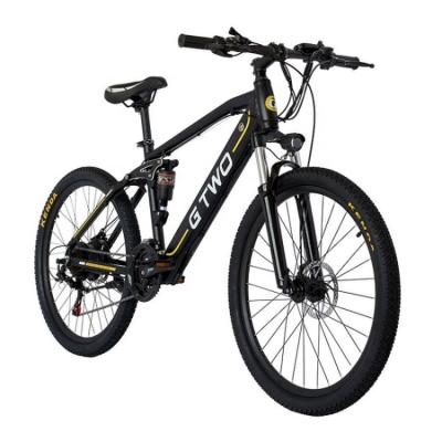 China Aluminum Alloy Full Mid Suspension 48V 9A Modern Electric Mountain 27.5 Ebike Drive for sale